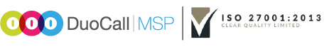 DuoCall MSP's ISO 27001 certification