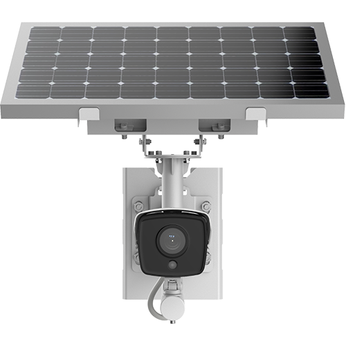 Front of solar camera by Hikvision